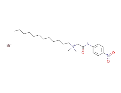 Dodecyl-dimethyl-{[methyl-(4-nitro-phenyl)-carbamoyl]-methyl}-ammonium; bromide