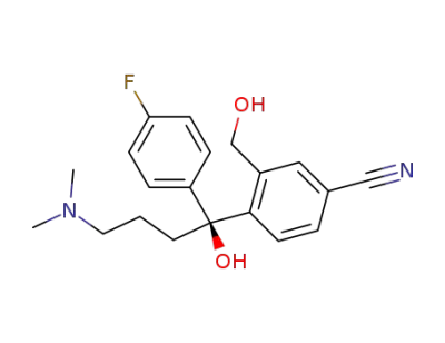 (S)-(-)-4-[4-(dimethylamino)-1-(4-fluorophenyl)-1-hydroxy-1-butyl]-3-(hydroxymethyl)benzonitrile